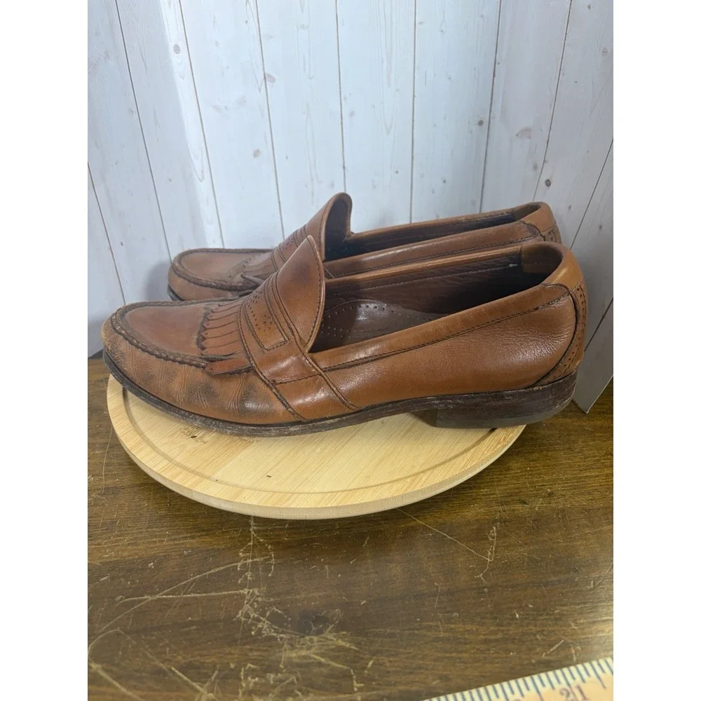 Allen Edmonds Huntington‎ fringe brown 11.5 B